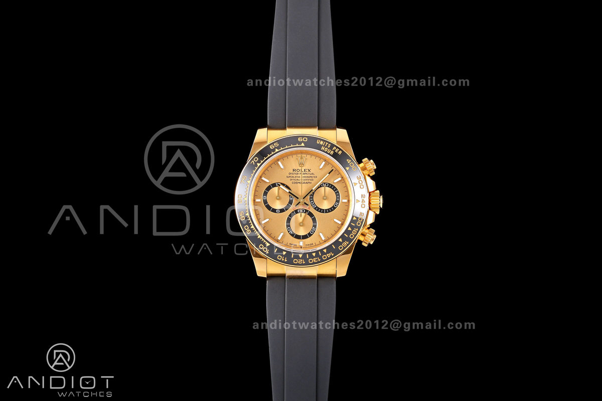 Daytona 126518 ERF Best Edition YG Dial on Oysterflex Strap JH4131 (Free Sprung) 160g